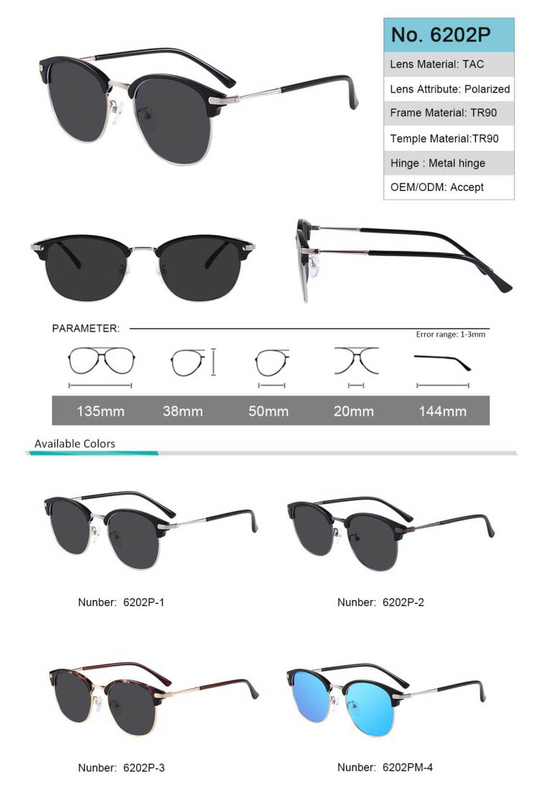 Ready to Sell Acetate Sunglasses TAC polarized lens No MOQ