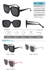 Ready to Sell Acetate Sunglasses TAC polarized lens No MOQ