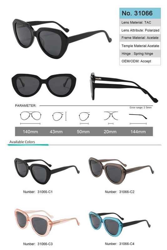 Ready to Sell Acetate Sunglasses TAC polarized lens No MOQ