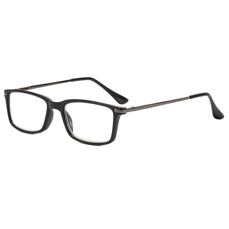 Unisex Spring Hinge Plastic and Metal Combination Blue light Block, Computer Mobile Digital Reading Glasses