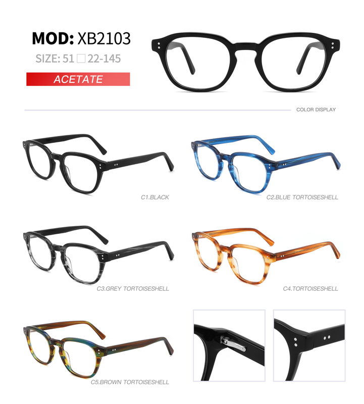 2023 newest vintage Ready Stock Acetate eyeglasses frames