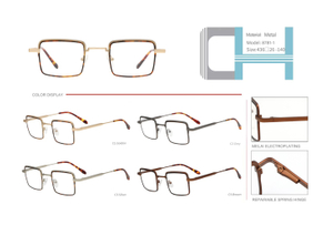 ready stocks vintage metal optical frame