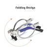 Unisex Vintage Ultra Light Stainless Steel No Screw Folding Reading Glasses Blue Light Blocking Reading Glasses