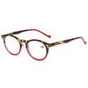 Plastic Fashion Bright color Vintage design Blue light Blocking Computer Digital Spring Hinge Reading Glasses