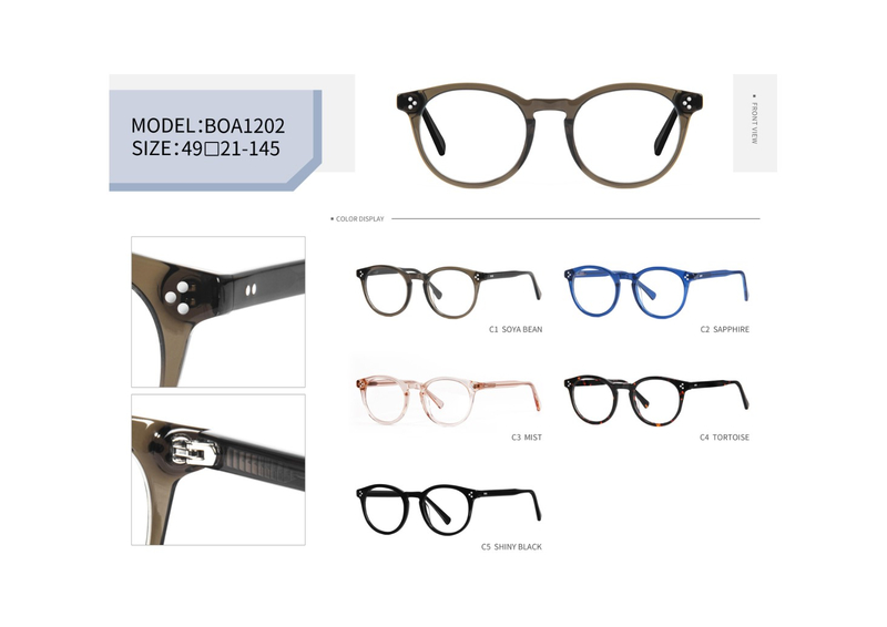 Ready stocks Handmade Acetate Optical Frame Classic Optical Frame
