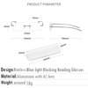 Ultra Light Aluminium Blue Light Blocking Rimless Reading Glasses 
