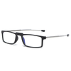 Adjustable Telescope Arms TR90 Reading Glasses with Cases UV400 Blue Light Reading Lens