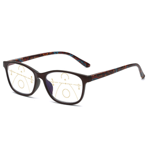 Multi Focus Blue Light Reading Glasses PC Frame