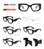 2023 newest Ready Stock Wide rim Shape Mens Acetate eyeglasses frames