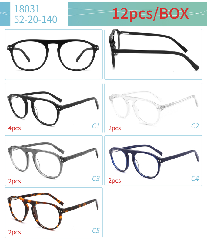  Ready To Sale Fashion Design Handmade Acetate Optical Frame Classic Optical Frame 