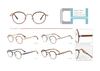 ready stocks vintage metal optical frame