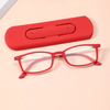 Ultra Thin Mobile Partner Blue Light Digital Computer Reading Glasses with Mobile Holder