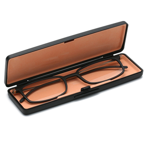 Portable Super Light TR90 Blue Light Block Reading Glasses with Slim cases