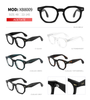 2023 newest Ready Stock Wide rim Shape Mens Acetate eyeglasses frames
