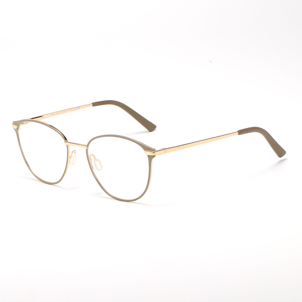 Hingh Quality Euro Design Vintage Double Color Ladies Stainless Optical Frames