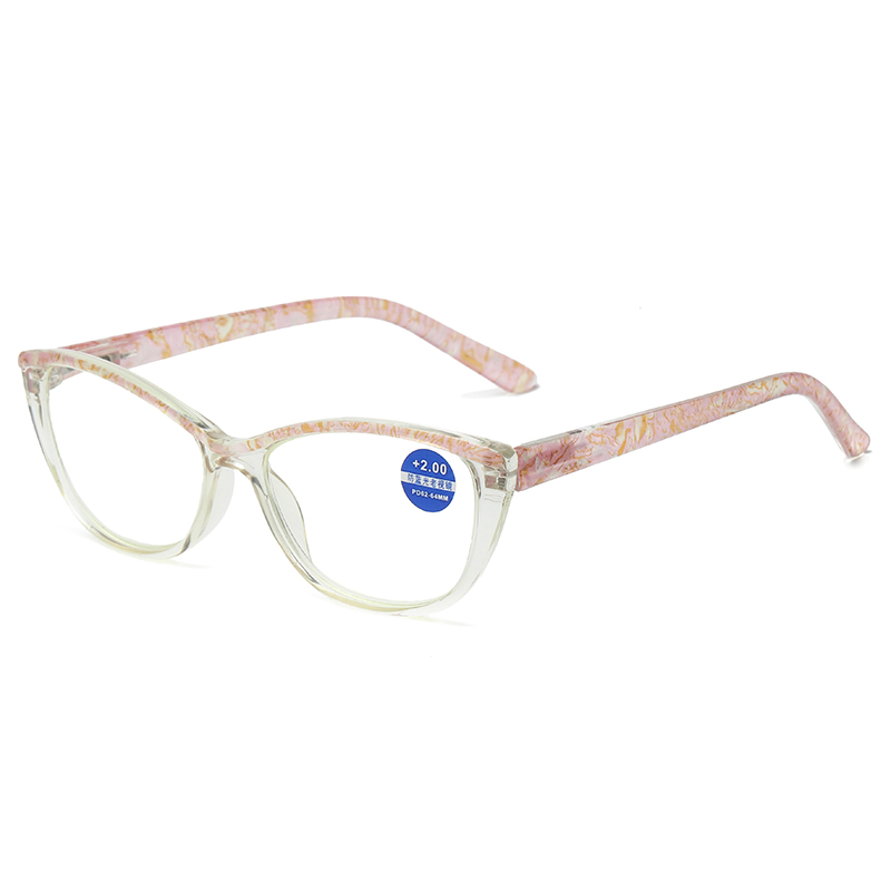 Newest Ladies Elegant Vintage Camouflage Patten Women Blue light Blocking Computer Digital Blue Light Spring Hinge Reading Glasses