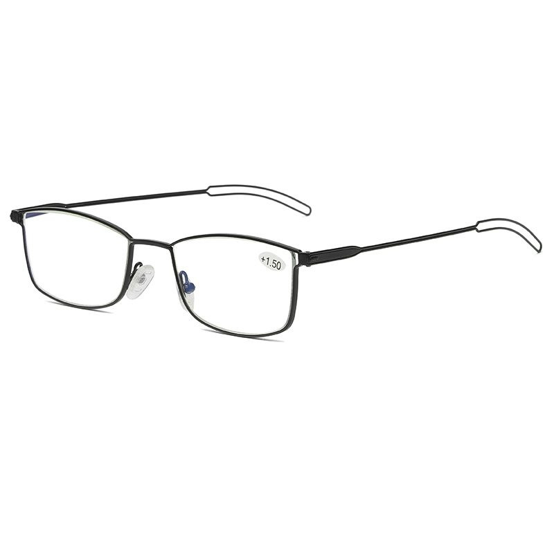 Mobile Partner Stainless Steel Computer Digital Blue Light Reading Glasses UV400