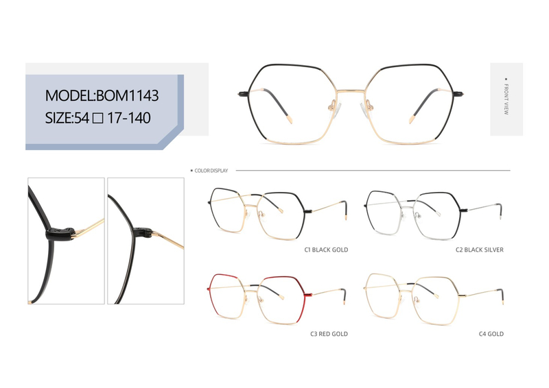Ready Stocks No MOQ Women Luxury Brand Designer Prescription Myopic Eyeglasses Optical Frame 
