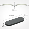 Ultra Thin and light,Blue Light Blocking,Portable TR90 reading glasses with Slim cases