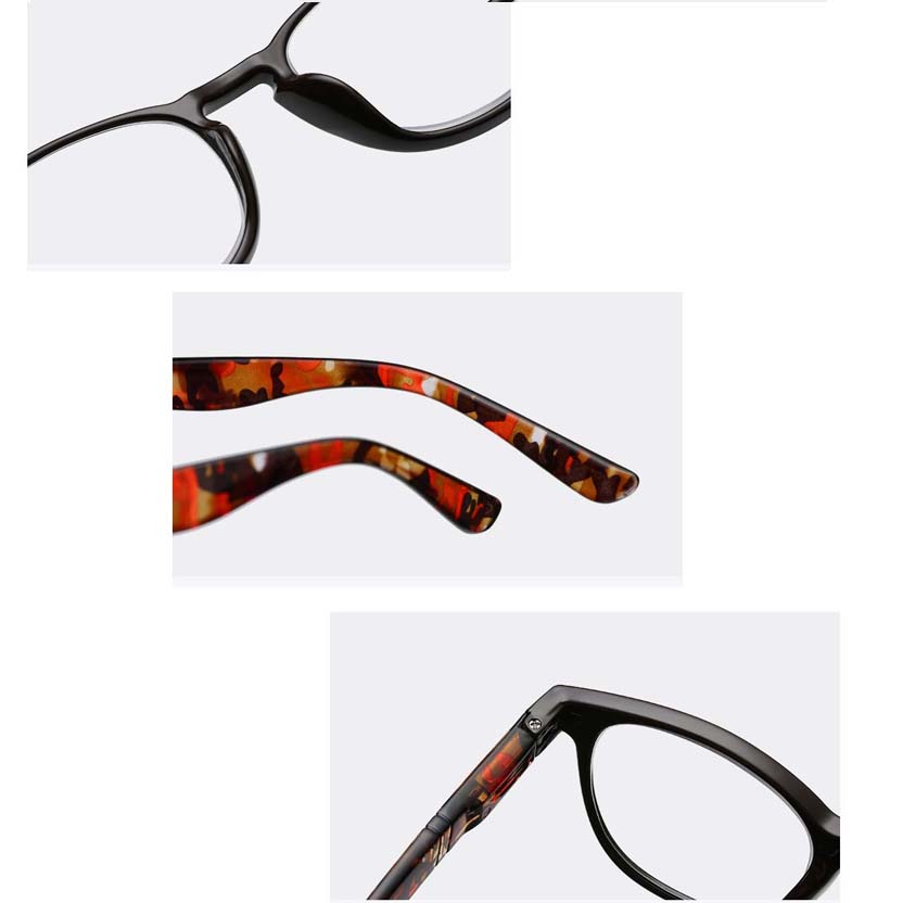 Ladies Vintage Spring Hinge Plastic Reading Glasses with AC lens