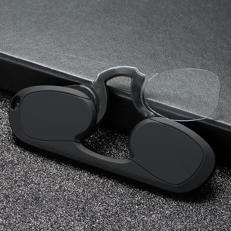 Portable And Compact Nose Clip Reading Glasses Comfortable Slicon Nose Rimless without ARMS
