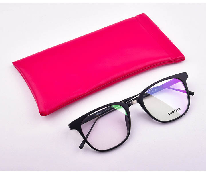 leather eyeglasses pouch