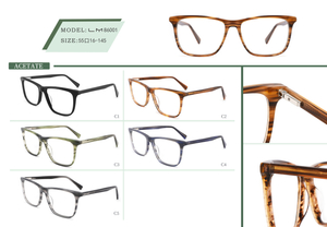  Ready To Sale Men's Vintage Design Handmade Acetate Optical Frame Classic Optical Frame